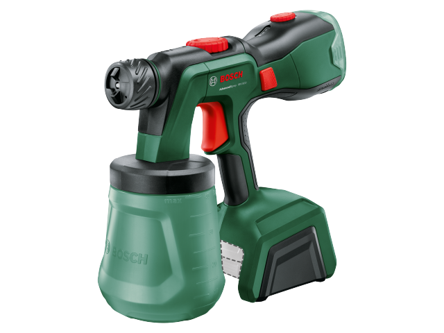 Sistem za pršenje barve Bosch AdvancedSpray 18V-500, 18V, 3 m² v 1 min, 1.20 l, 0603208200